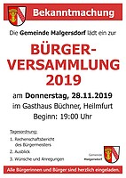 Logo Bürgerversammlung 2019