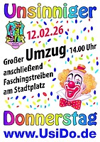 Logo Unsinniger Donnerstag in Bimpfling