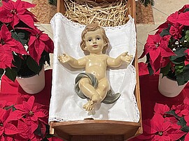 Banner Gestaltung des Weihnachtsgottesdiensts