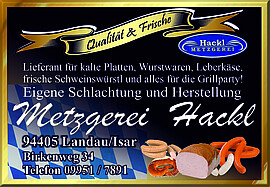 Banner GFG-Stammtischabend in Landau a.d. Isar