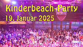 Banner Kinderbeach-Party
