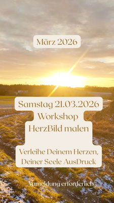 Banner HerzBild malen - Verleihe Deiner Seele AusDruck