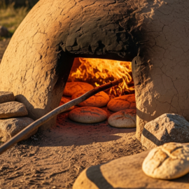 Banner Museumsfest im Steinzeitmuseum "Speisen wie die Vorfahren"