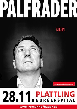 Banner Robert Palfrader - "Allein"