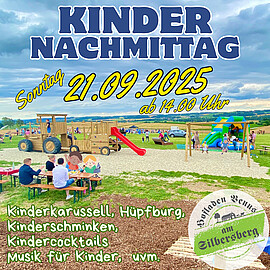Banner Kindernachmittag am Hofladen Venus