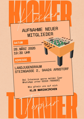 Banner Kickerturnier