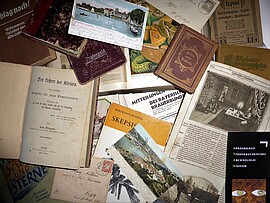 Banner Alles Alte aus Papier - Graphik- und Bücherflohmarkt im Kastenhof in Landau a.d.Isar