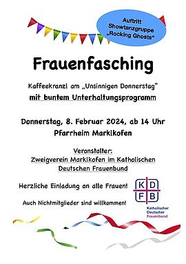 Banner Frauenfasching