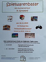 Logo Listenverkauf für Spielwarenbasar Arnstorf
