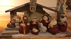 Banner Weihnachtsfeier im Seniorenheim St. Martin