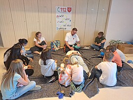 Banner Erste Hilfe-Kurs für Kinder von 10 bis 16 Jahre