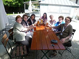 Banner 50 - jähriges Bestehen der Firma Lindner