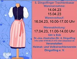 Banner 5. Dingolfinger Trachtenbasar