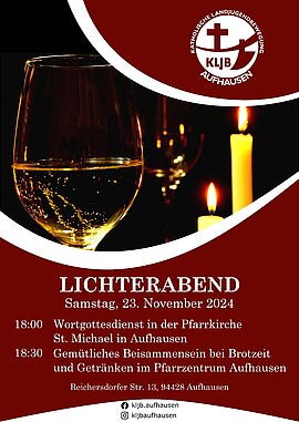 Banner Lichterabend