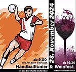 Logo Handballtunier und Weinfest der BJB Adldorf-Indersbach
