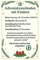 Logo Adventskranzbinden mit Kindern