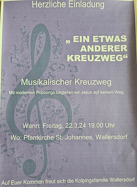 Banner Musikalischer Kreuzweg