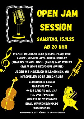 Banner Open Jam Session