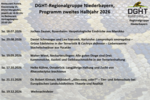 Logo Zweites Halbjahresprogramm der DGHT-Regionalgruppe Niederbayern