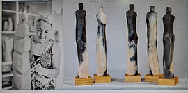 Banner Cornelia Hinkel: "Feuerspur vergänglich" - Keramische Objekte