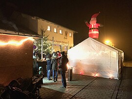 Banner Feier in den Advent - Weihnachtsmarkt