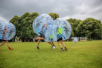 Logo Bubble Soccer Turnier der KLJB Aufhausen