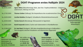 Banner Halbjahresprogramm 2024 der DGHT-Regionalgruppe Niederbayern