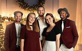 Banner Weihnachtskonzert mit A-Cappella Band "B'n'T" aus Regensburg