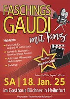 Logo Faschingsgaudi mit Tanz