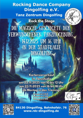 Banner Kartenvorverkauf "Rock The Stage"