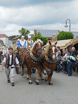 Banner Teilnahme am Mittelalterfest "Auf Heller und Barde" in Arnstorf