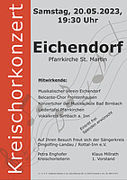 Logo Chöretreffen in Eichendorf mit anschließendem Konzert