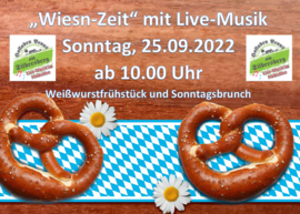 Banner Wiesn-Zeit | Frühschoppen mit Live-Musik