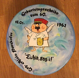 Banner Geburtstagsscheiben-Schießen