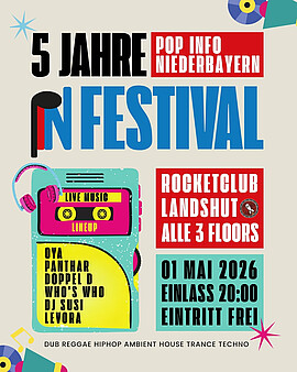 Banner 5 Jahre Pop Info Niederbayern