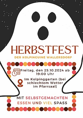 Banner Herbstfest im Kolpinggarten