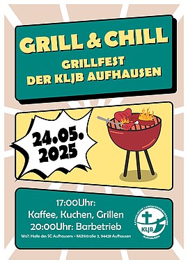 Banner Grillfest der KLJB Aufhausen