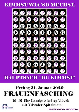 Banner Frauenfasching