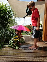 Logo Prämierung Fotos Sonnenblumenkinder