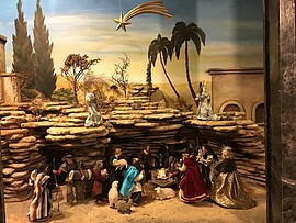 Banner Mariakirchener Weihnachtskrippe - Dreikönig