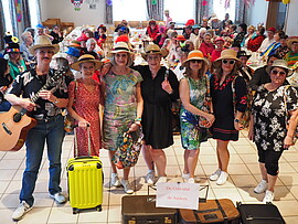 Banner Kaffeekranzl Frauenfasching zum Unsinnigen Donnerstag