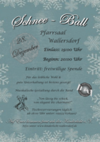 Logo 1. Wallersdorfer Schnee-Ball