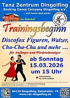 Logo Anfängertraining Discofox Figuren, Walzer, Cha-Cha-Cha und mehr …