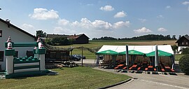 Banner Hallenfest - A B G E S A G T !