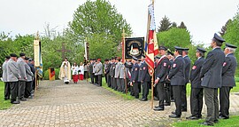 Banner Friedensmaiandacht