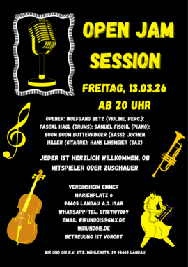 Banner Open Jam Session