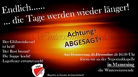 Banner Wintersonnwendfeier