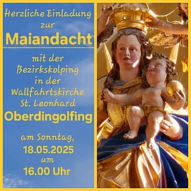 Banner Maiandacht
