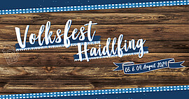 Banner Volksfest Haidlfing - 03. & 04. August 2024